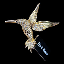 Vintage Brooch - 1980's Frank