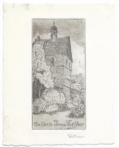 Irma zeitner eigen exlibris - eigen-,