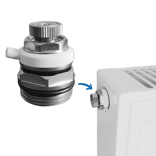 Radiator air vent valve brass - vent,