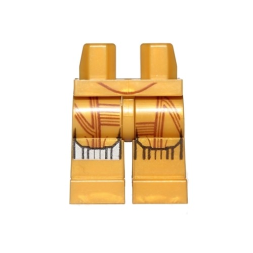 Lego gold hips and legs - lego, with