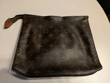 Vintage Louis Vuitton Monogram Poche Toilette Toiletry /  Cosmetic Pouch 26