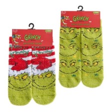 Kids Grinch Bed Socks Girl Boy