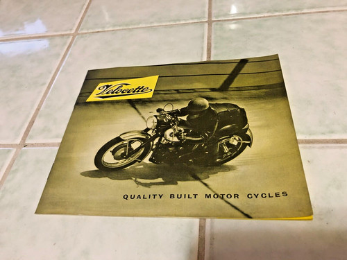 Velocette sales brochure - sales, brochure-