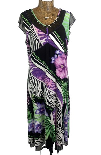 Libra dress black purple - black,