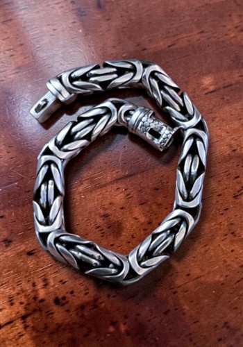 925 sterling silver - sterling, oxidised
