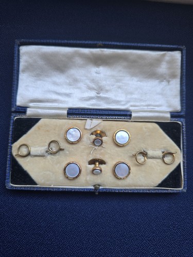 Vintage 9ct gold mother of - 9ct, &