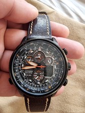 Citizen Men's Eco Drive Navihawk Black Edition Watch For Sale