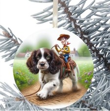 Springer Spaniel Dog Hanging