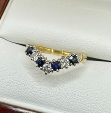 9ct Gold 0.12ct Sapphire &