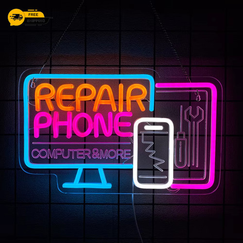 Phone repair neon - repair, sign,neon