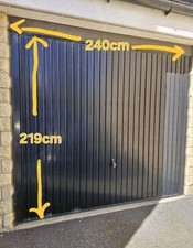 Black Garage Door Up and Over