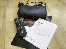 Goodmans GFSAT101SD digital set top box / SD satellite receiver, remote & manual