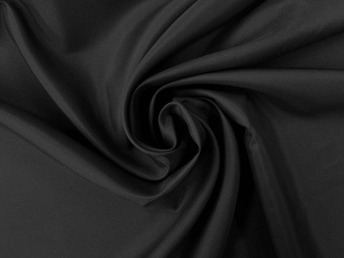 Black polyester dress lining - polyester,