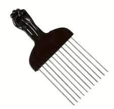 New Afro Comb with Black Fist
