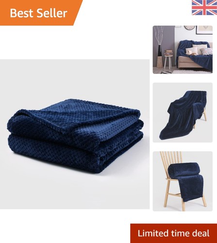 Modern waffle fleece throw - modern,