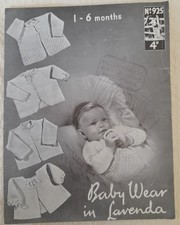 Vintage Lavenda knitting