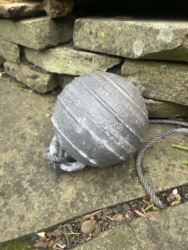 Metal fishing float buoy - metal, prop