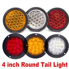 2x 4 inch 12V 24V Round LED