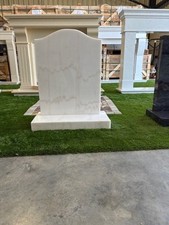 Tierra White granite headstone