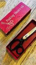 Vintage Pinking Shears 65 in Original Box Precision Sandkaulen Made in Sheffield