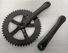 Sugino TD2 Chainset 175mm Cranks with Gebhardt 1/8" Chainring All Black