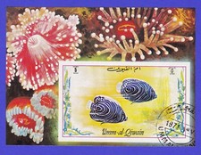 1971 TROPICAL FISH STAMP SHEET