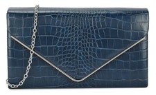 Women faux leather clutch bag - women,