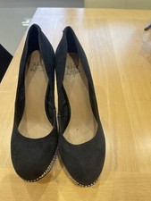 Vintage Kurt Geiger Black sparkly ladies heals - size 5 - only worn a few times