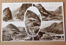 Postcard  Glencoe Real Photo Multi view unposted 