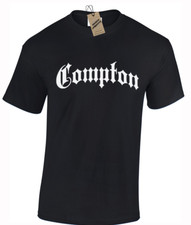 Compton Mens T Shirt Rappers Rap Music Grime LA Gang Retro 90's Swag Fashion