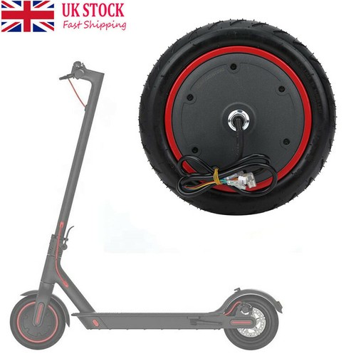 Front wheel motor assembled - front,