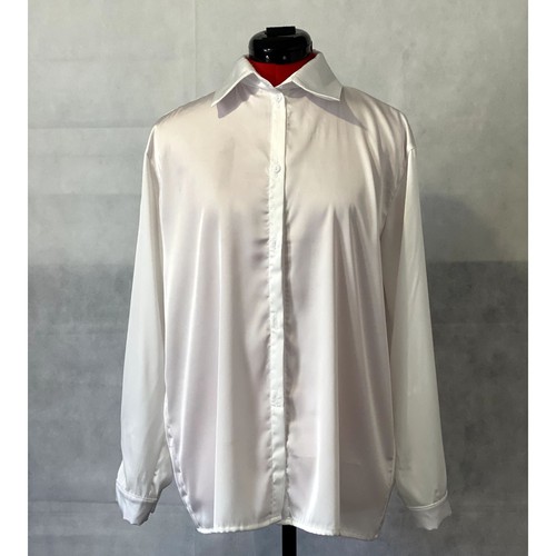 Handmade white faux silk suit - white,