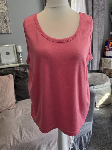 Ladies pink vest - ladies, 16
