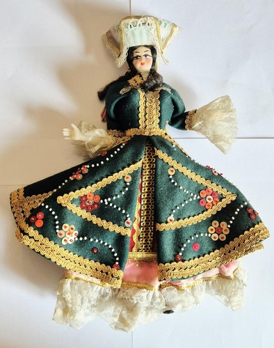 Vintage greek souvenir doll - greek,