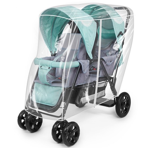 Double stroller rain cover - stroller,
