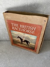 The British Racehorse Magazine Original Slipcase 1950s Vintage Horse Racing