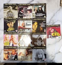 Hollywood Icons Collection Dvds x 13 Films Daily Mail Promo Bundle  