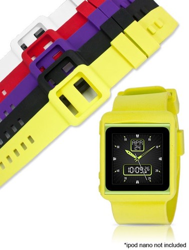 Purple silicone skin watch - silicone,