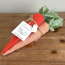 Bundle of 3 Fabric Carrots