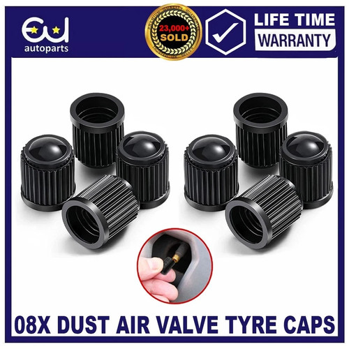 Dust air valve tyre cap - 8x,