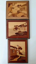 Vintage Wooden Marquetry