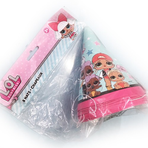 Lol cappellini party cone 8pcs - lol,