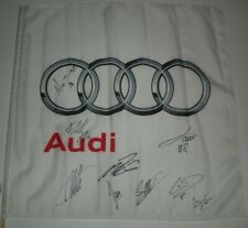 Le Mans Winners Audi Last Win R18 Signed Flag