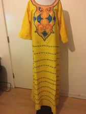 Nigerian/aAfrican Embroidery Dry Lace Long Dress With Stone