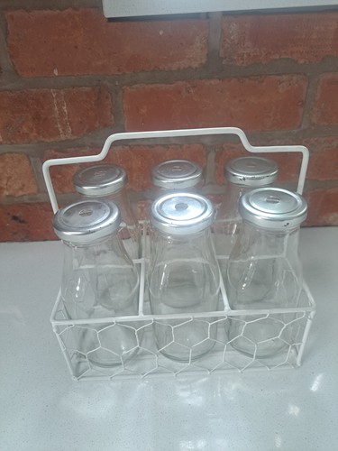 Mini milk bottles - bottles, with