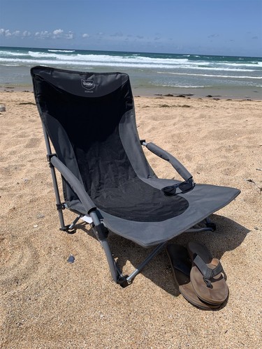 Ocean beach chair charcoal - ocean,