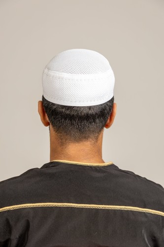 Men white soft padded - padded, mesh