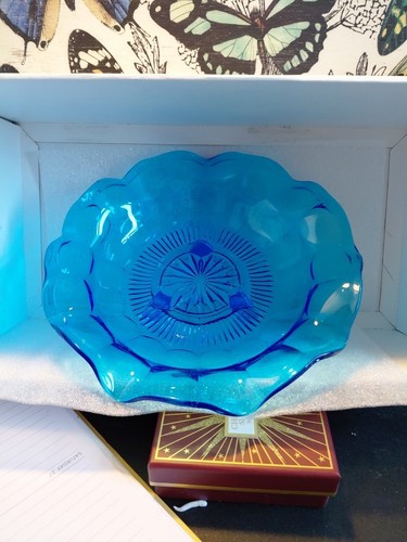 Art deco blue - deco, bowl