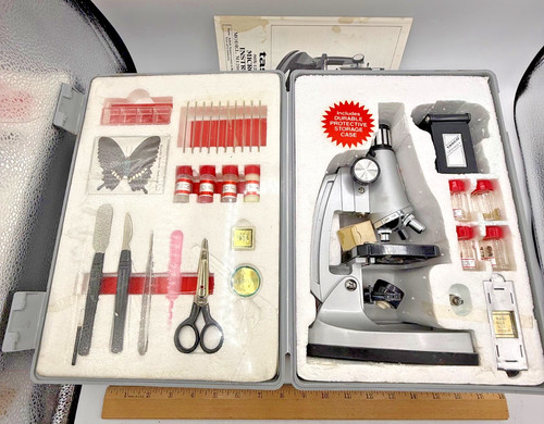 Tasco 1200x microscope set - 1200x,