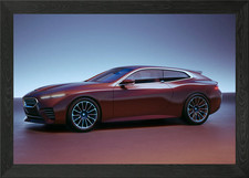 Maroon BMW Concept Car Studio